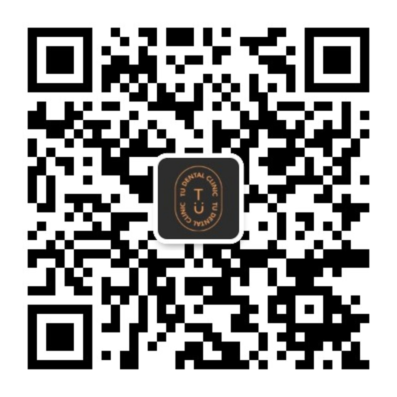 TU 牙科微信公众号二维码